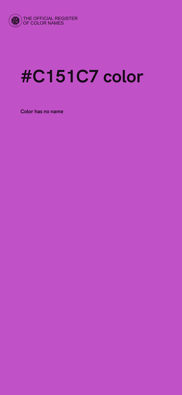 #C151C7 color image