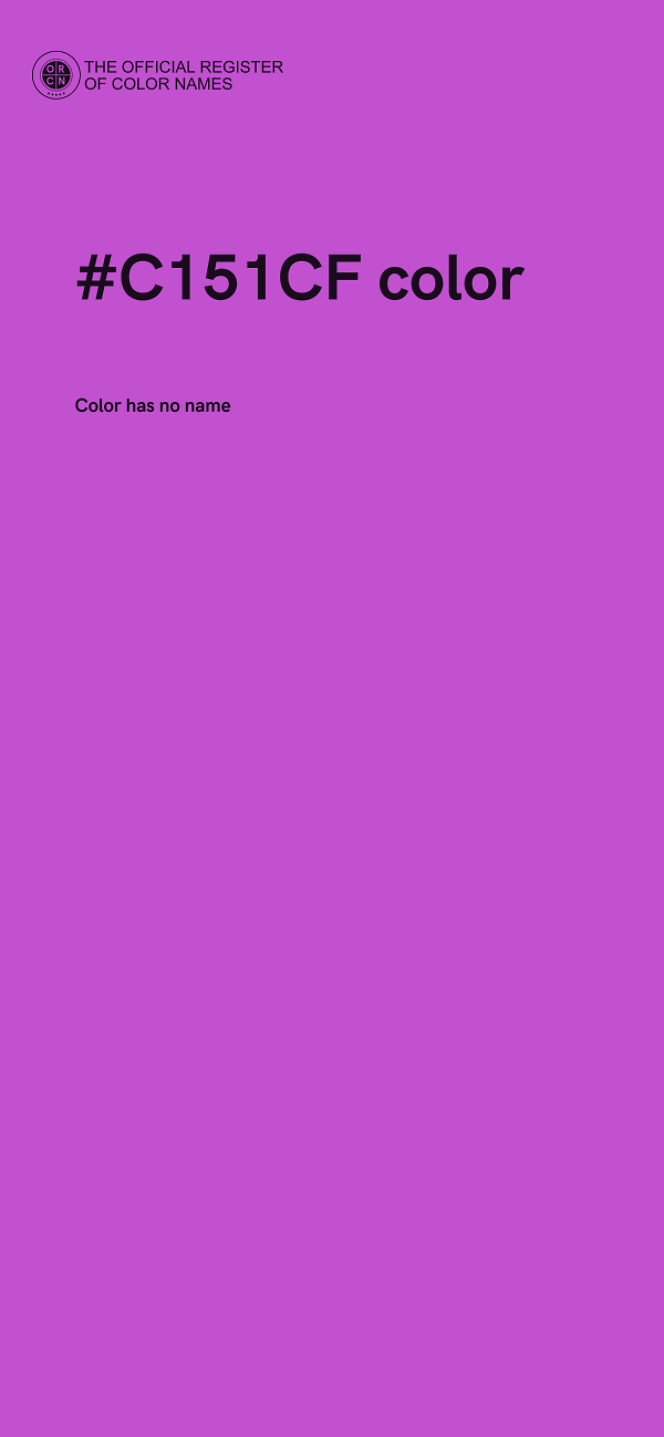 #C151CF color image