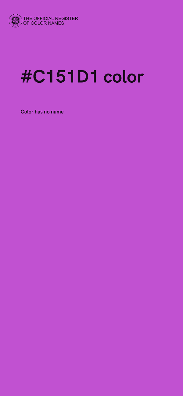 #C151D1 color image