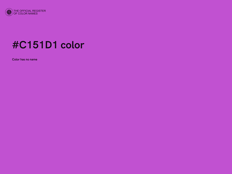 #C151D1 color image