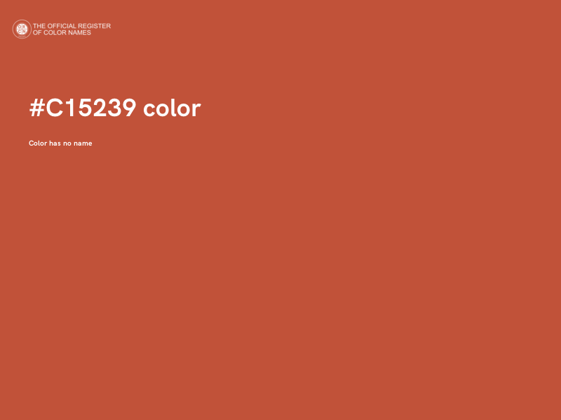 #C15239 color image