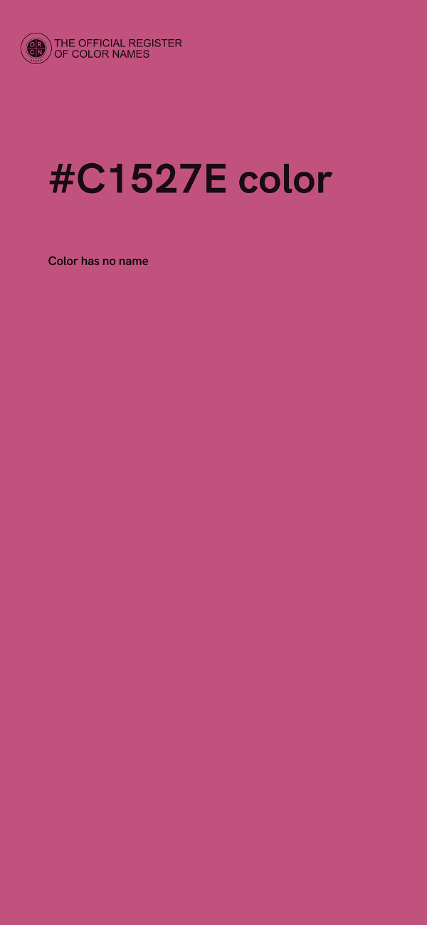 #C1527E color image