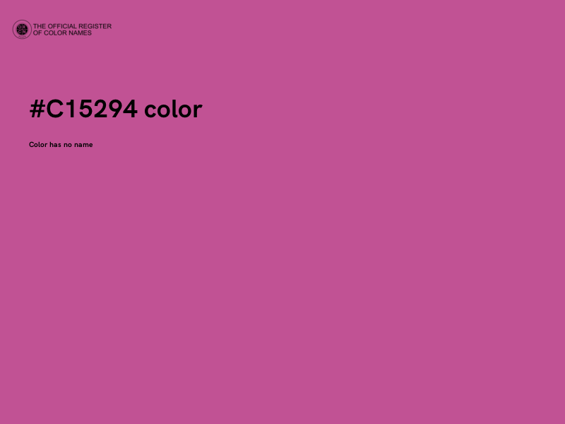 #C15294 color image