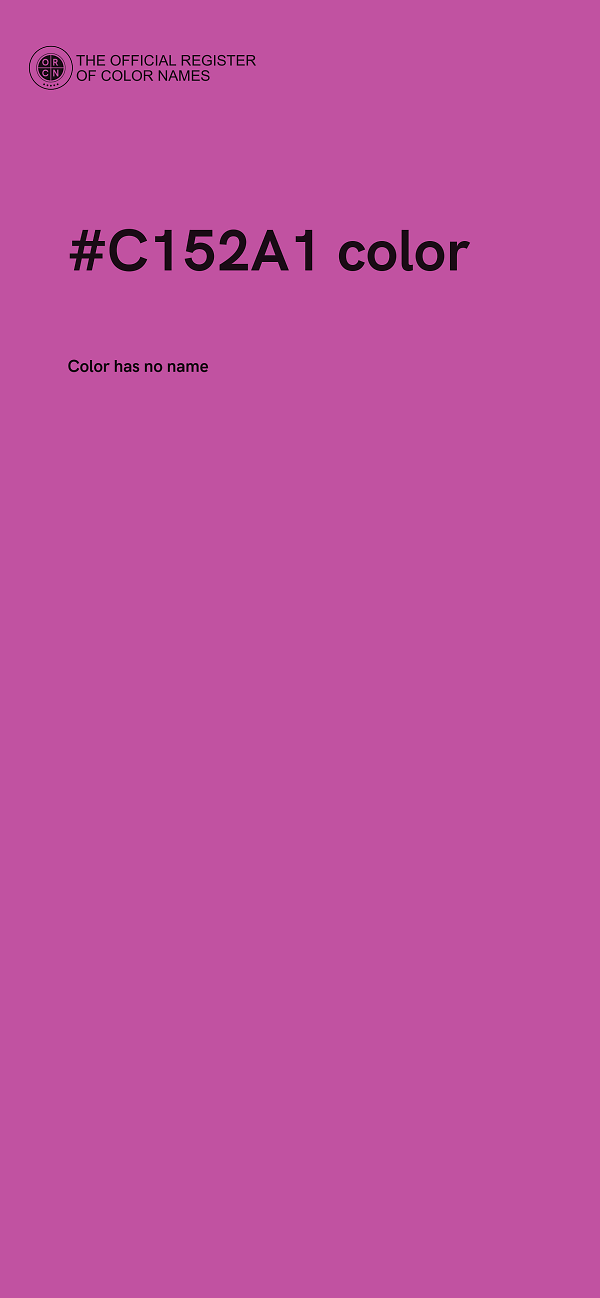 #C152A1 color image