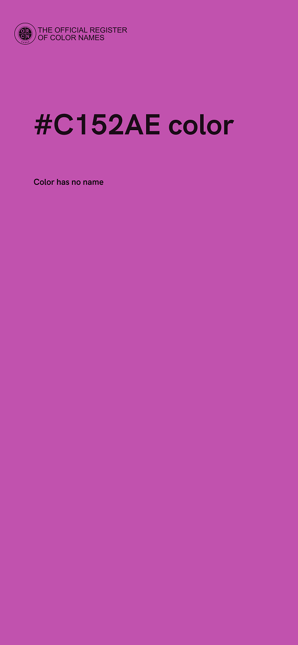 #C152AE color image