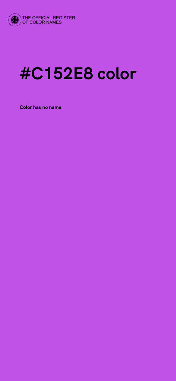 #C152E8 color image