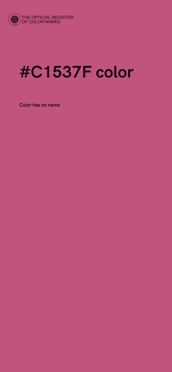 #C1537F color image