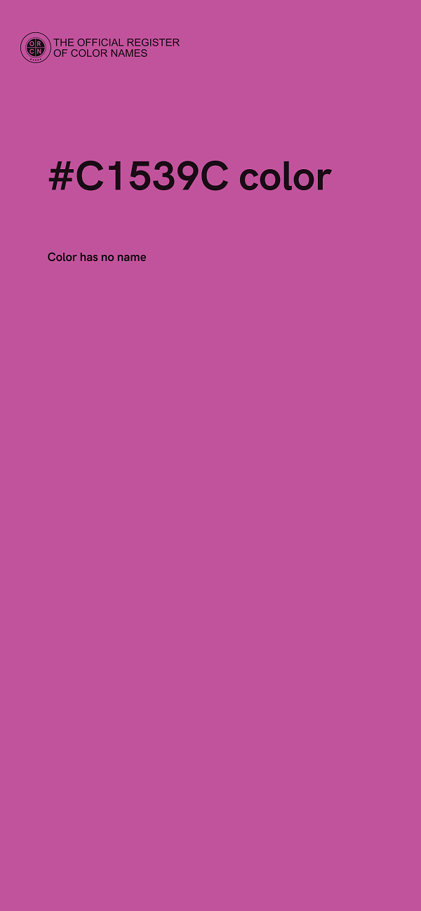 #C1539C color image