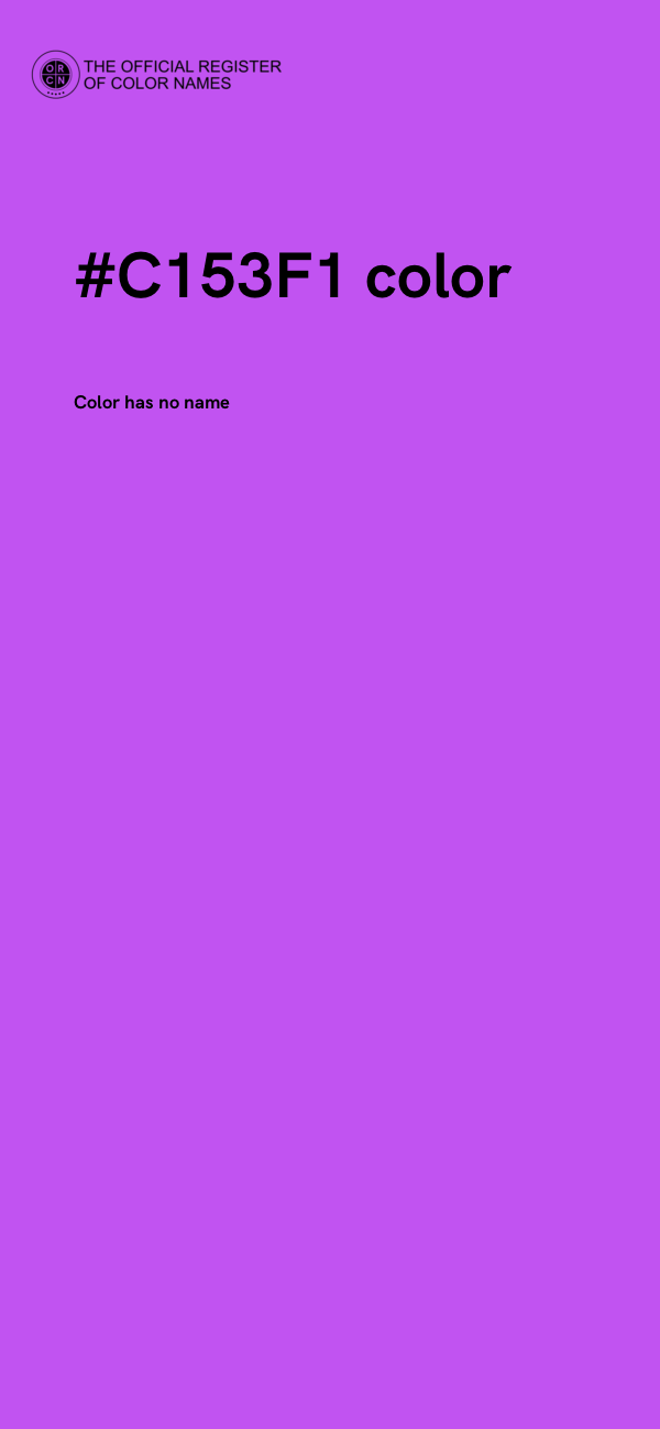 #C153F1 color image