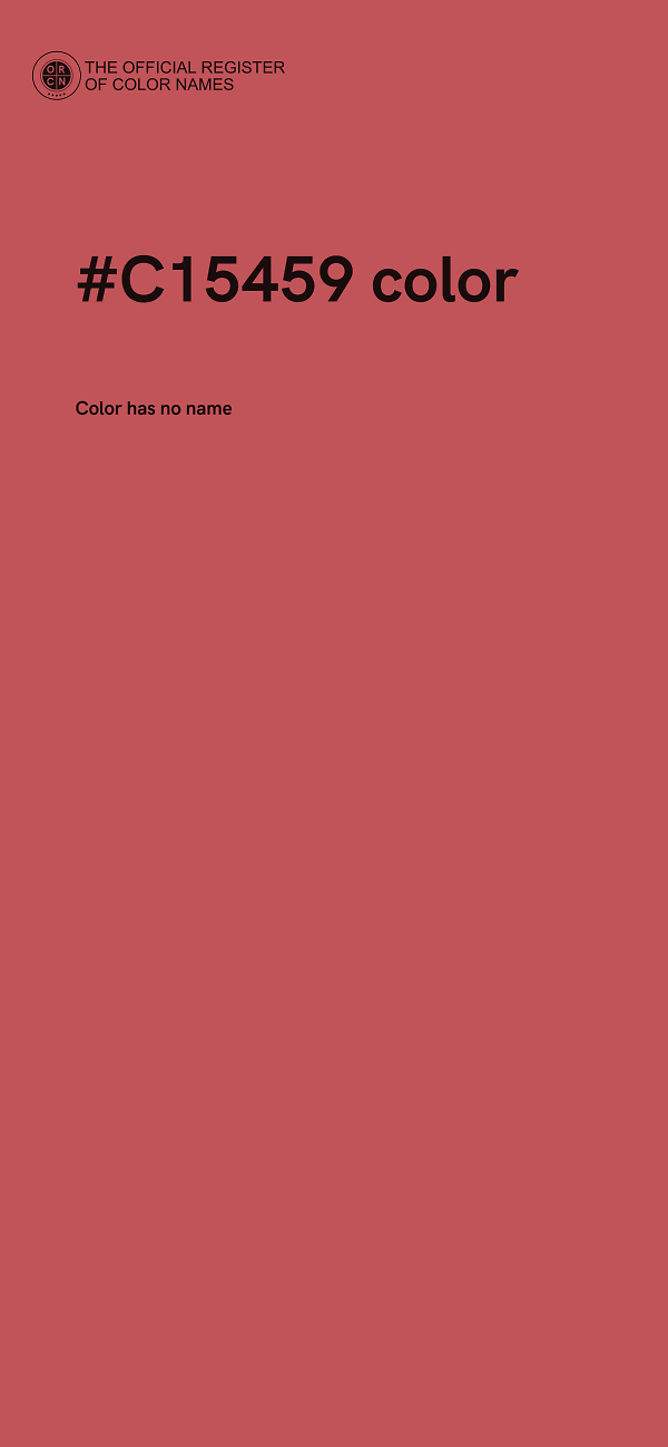 #C15459 color image