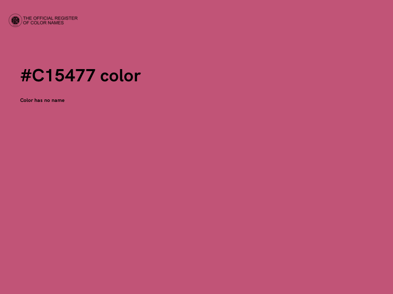#C15477 color image