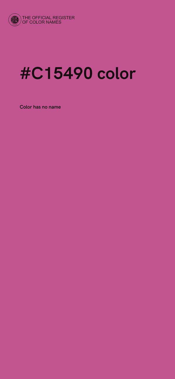 #C15490 color image
