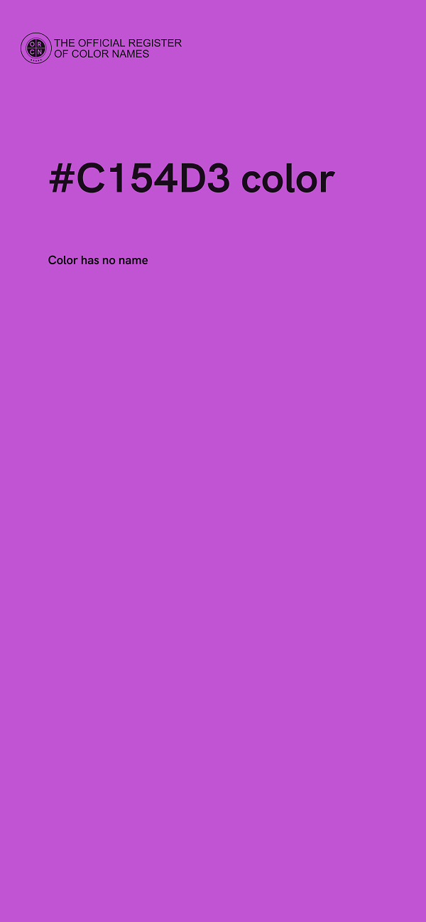 #C154D3 color image