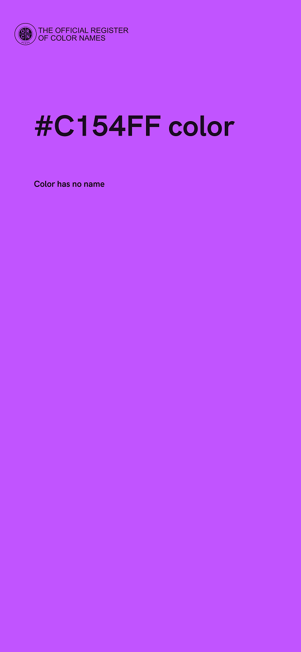 #C154FF color image