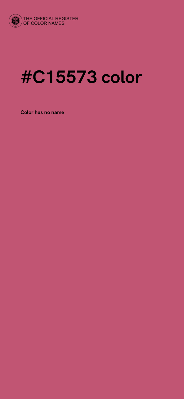 #C15573 color image