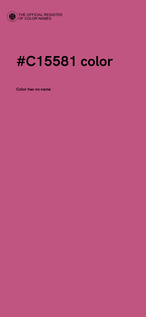 #C15581 color image