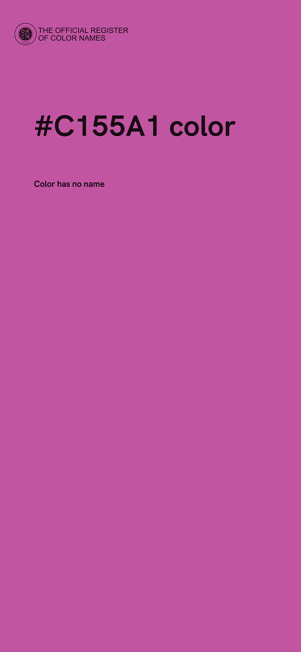 #C155A1 color image