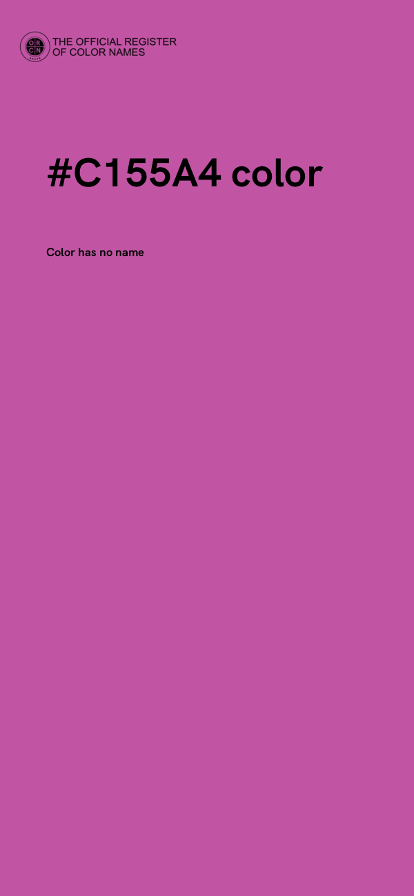 #C155A4 color image