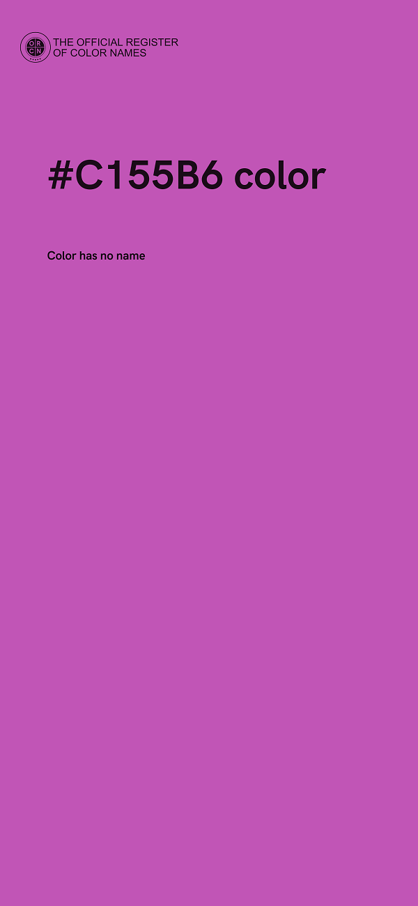 #C155B6 color image