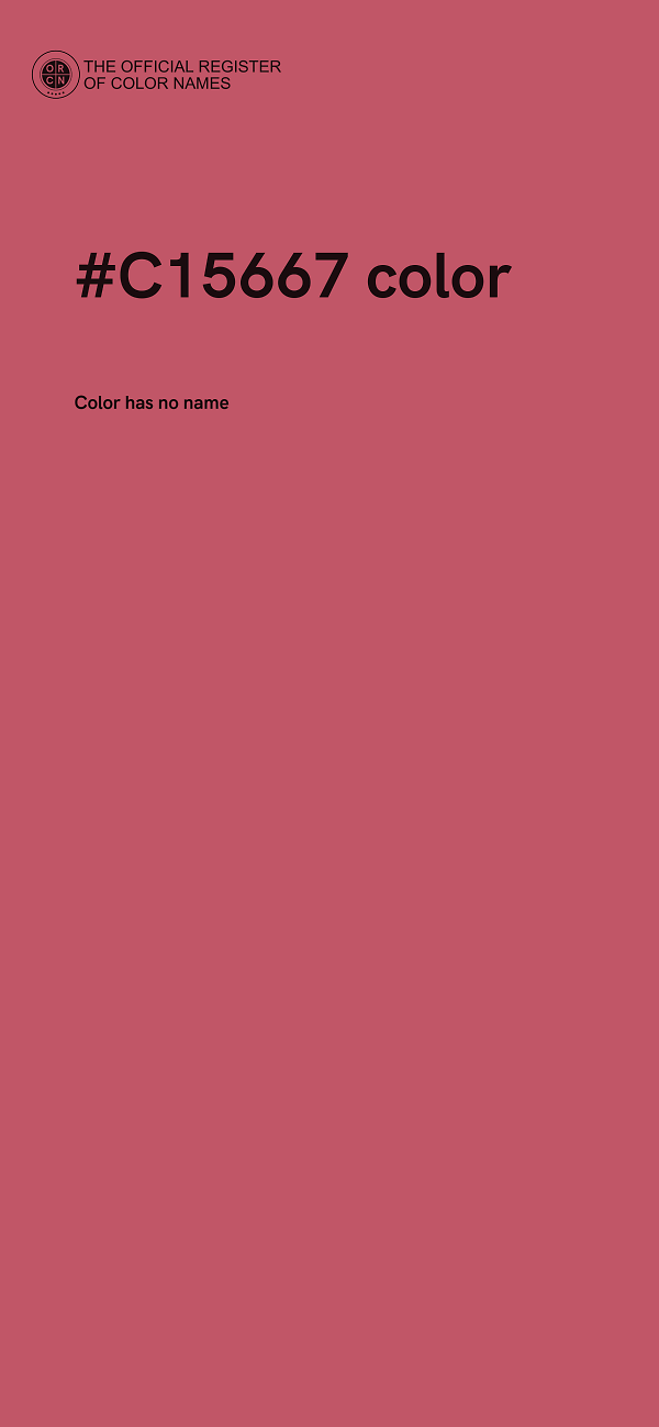 #C15667 color image