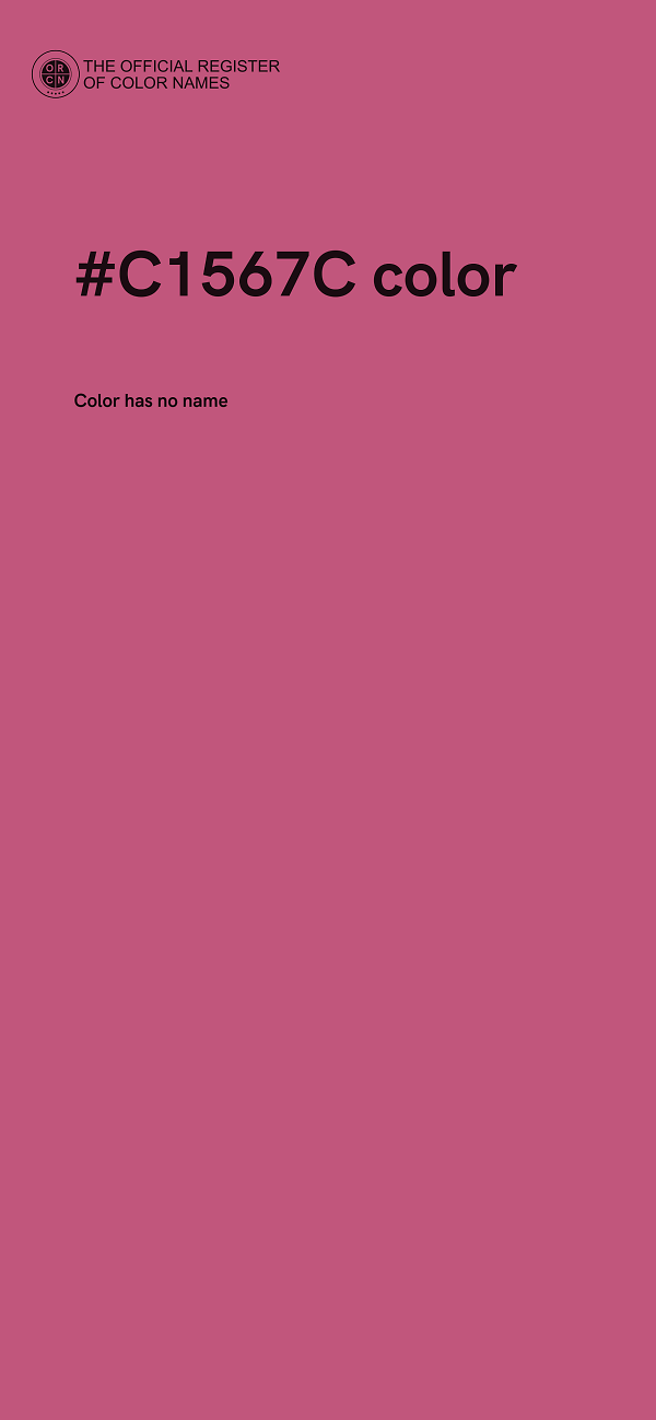 #C1567C color image