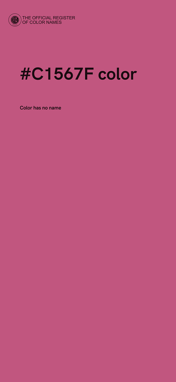#C1567F color image