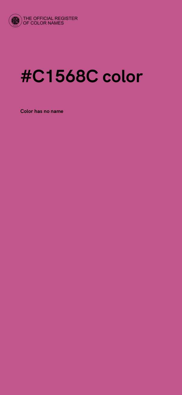 #C1568C color image