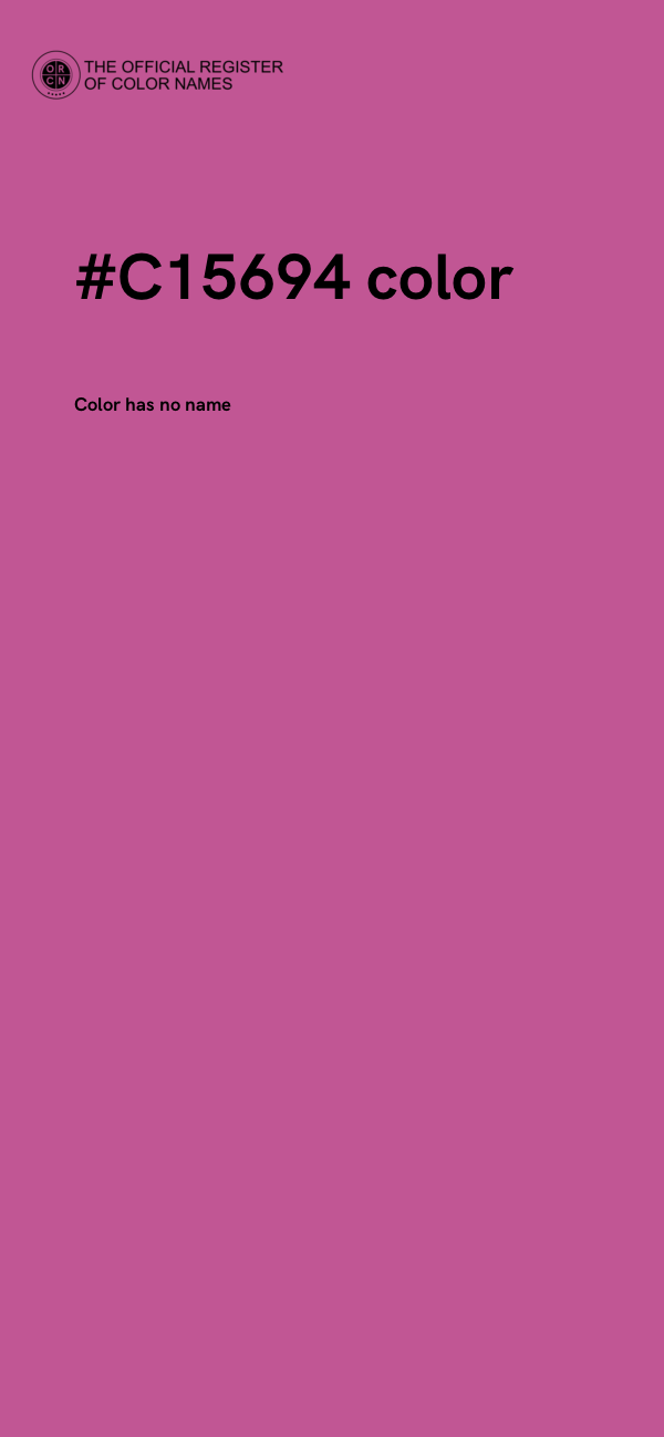 #C15694 color image