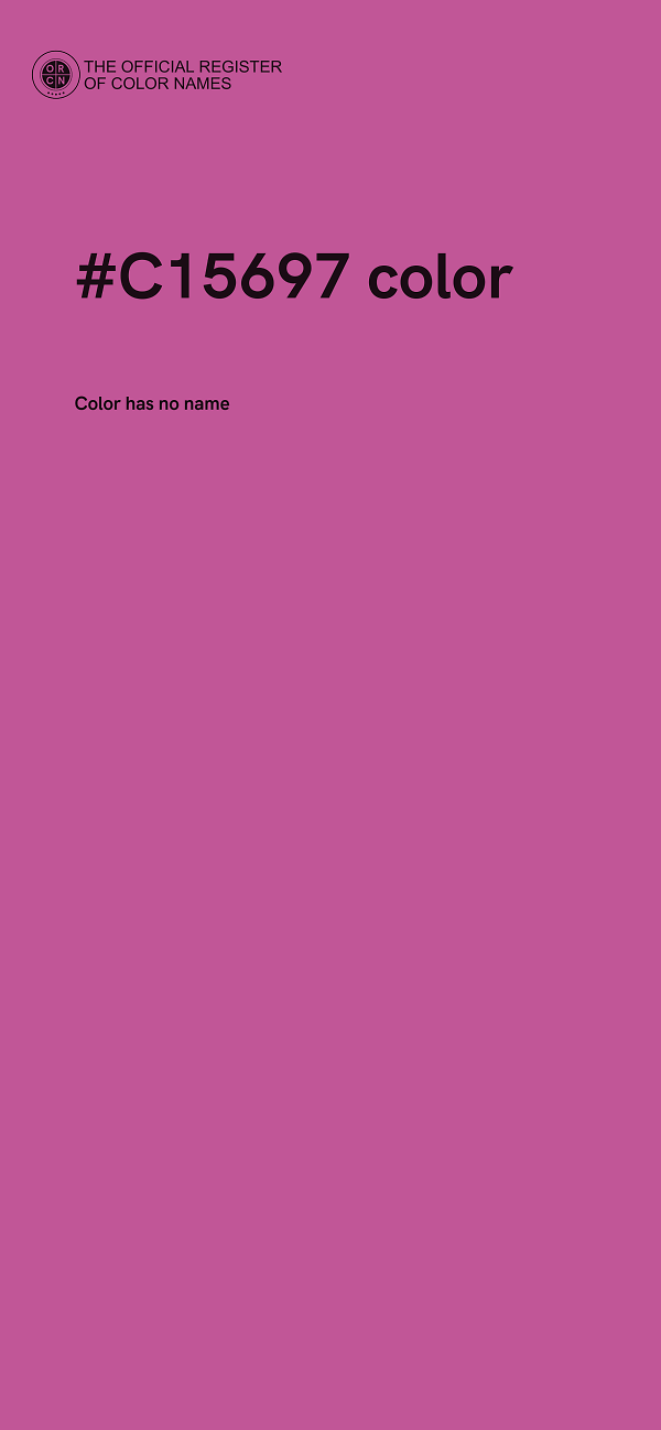 #C15697 color image