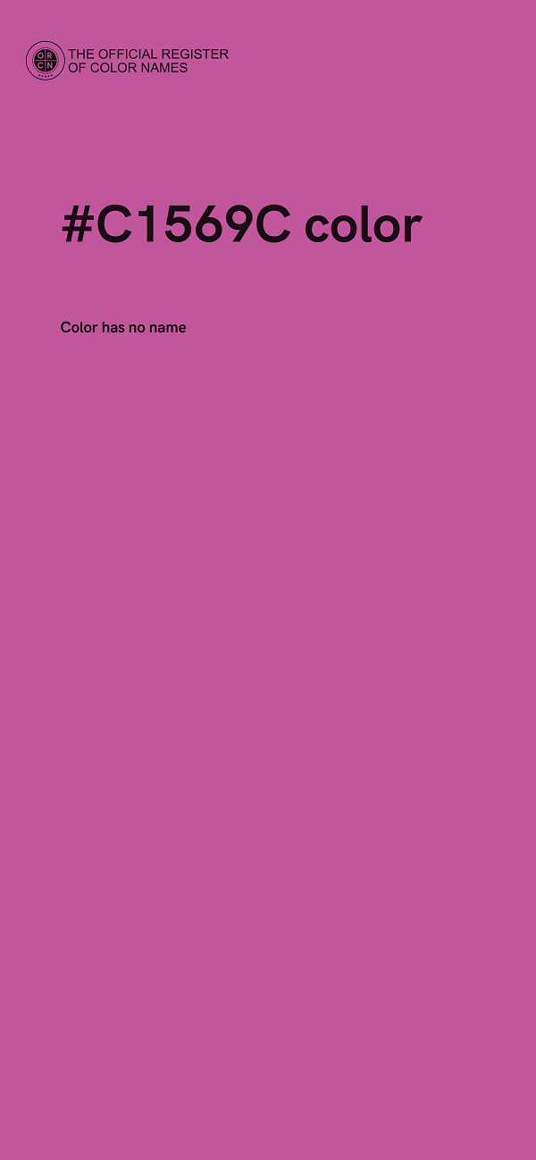 #C1569C color image
