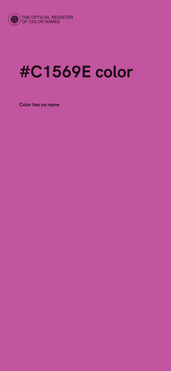 #C1569E color image