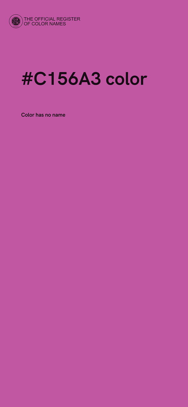 #C156A3 color image