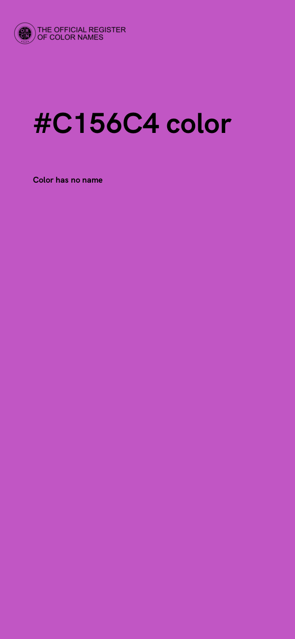 #C156C4 color image