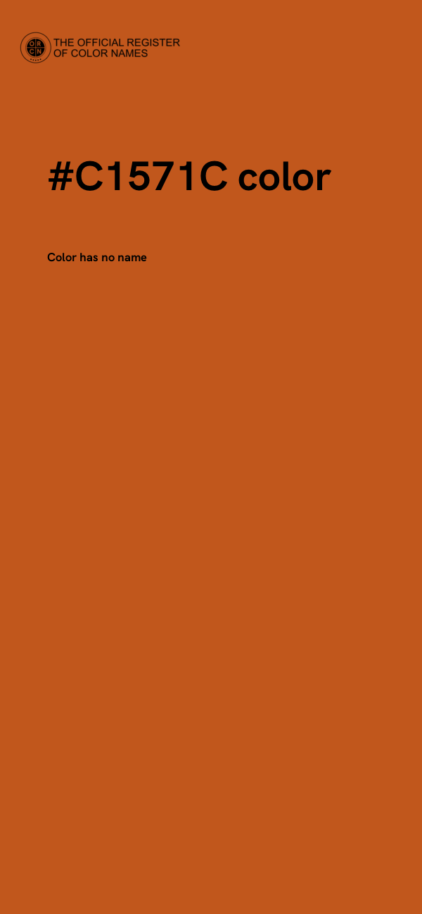 #C1571C color image