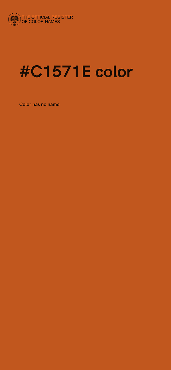 #C1571E color image
