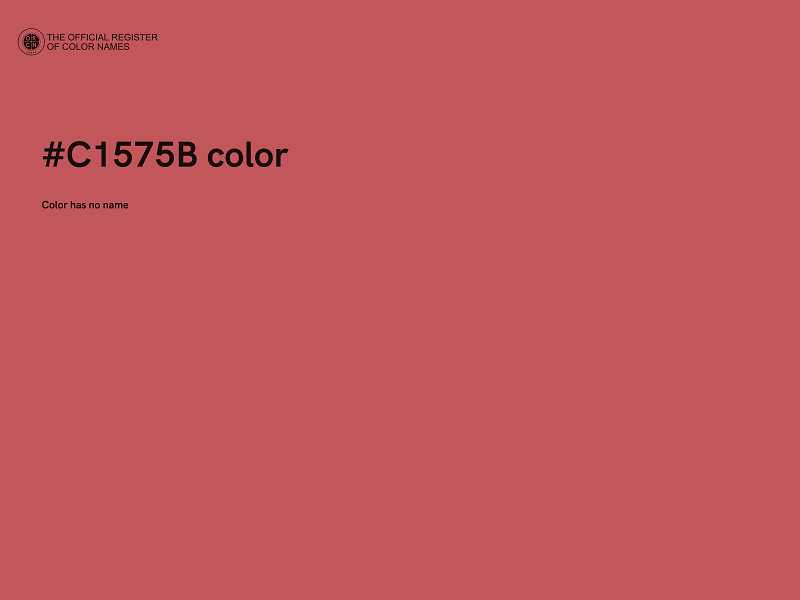 #C1575B color image