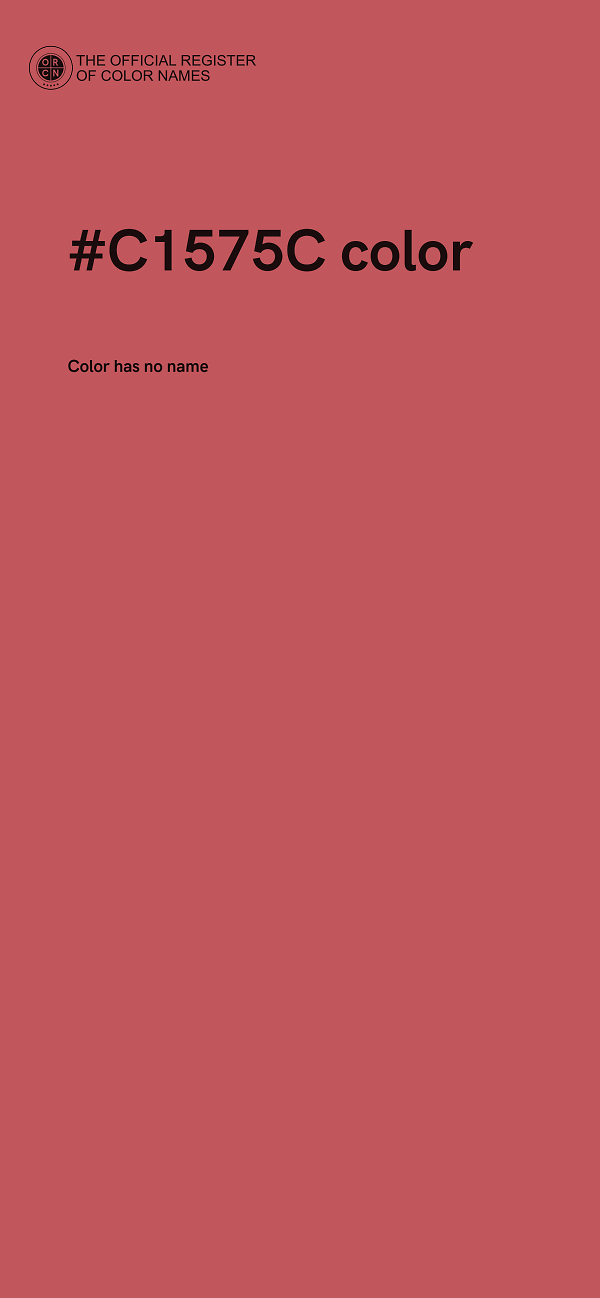 #C1575C color image