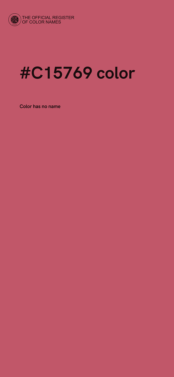 #C15769 color image
