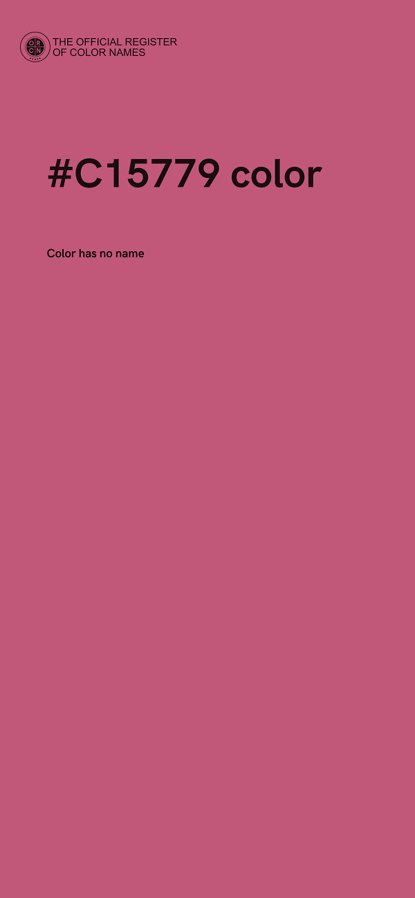 #C15779 color image