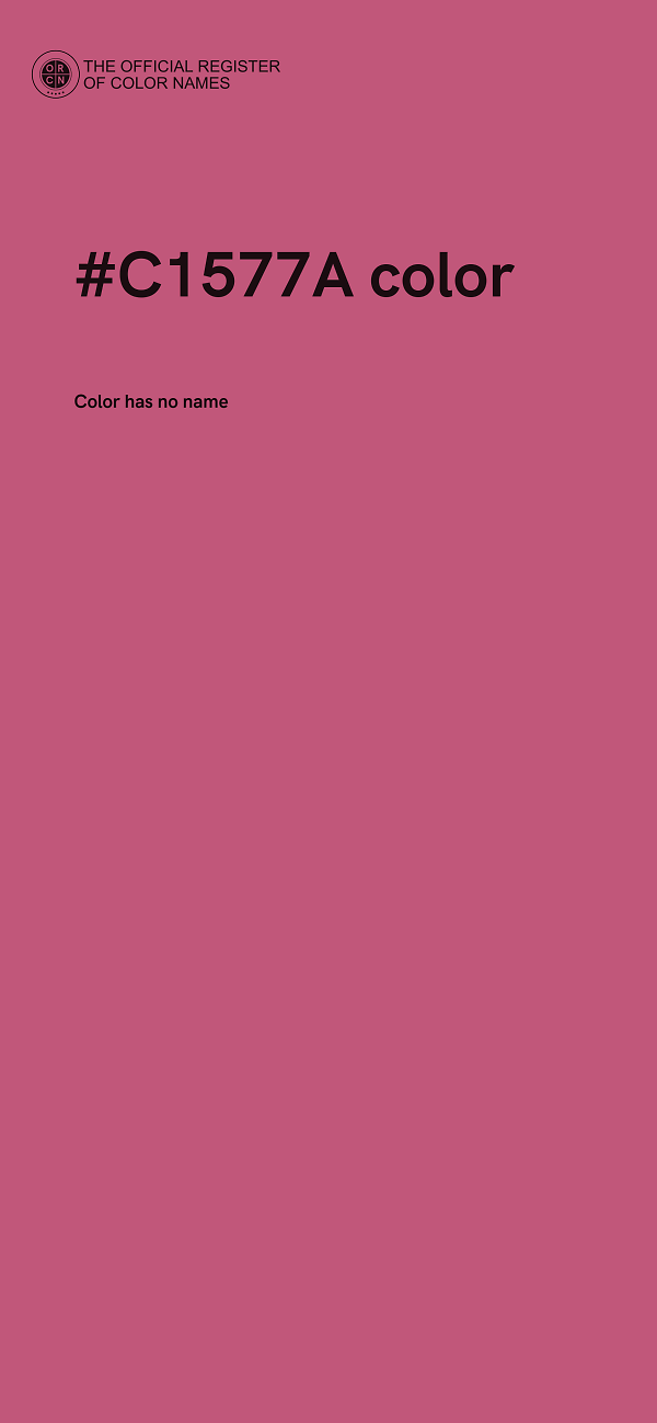 #C1577A color image