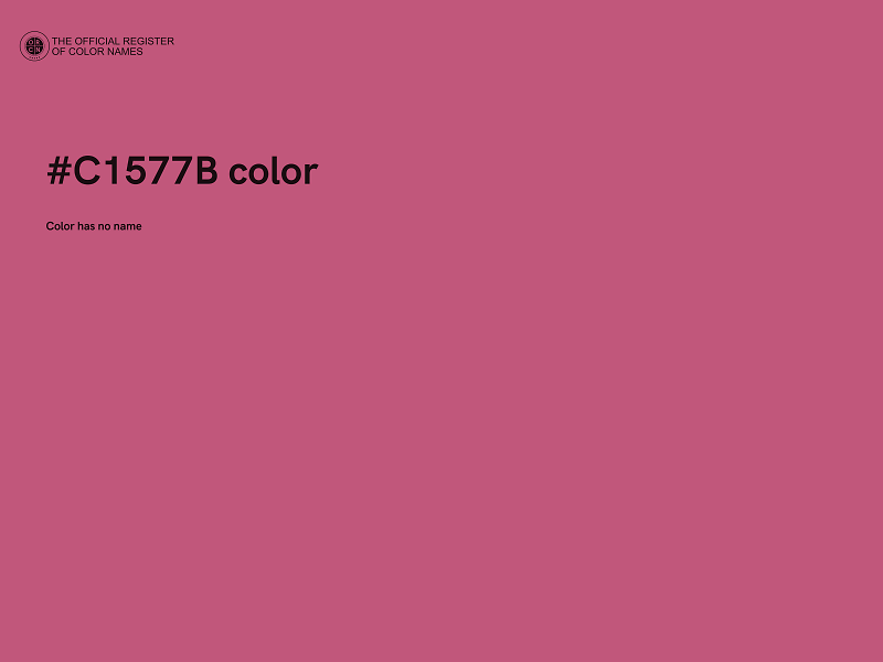 #C1577B color image