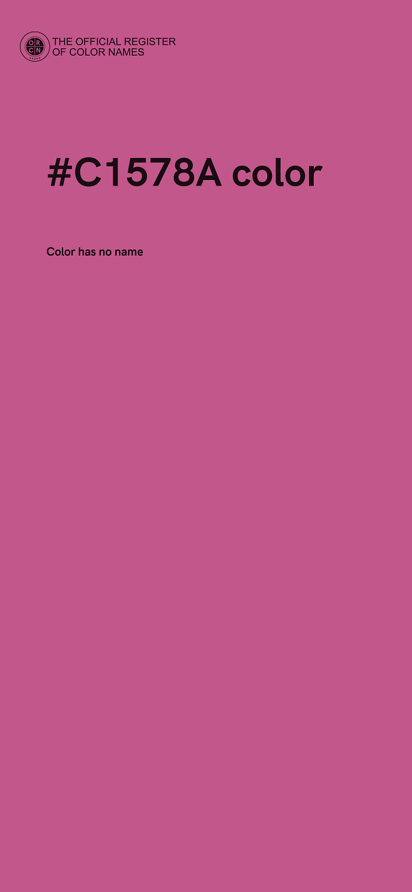 #C1578A color image