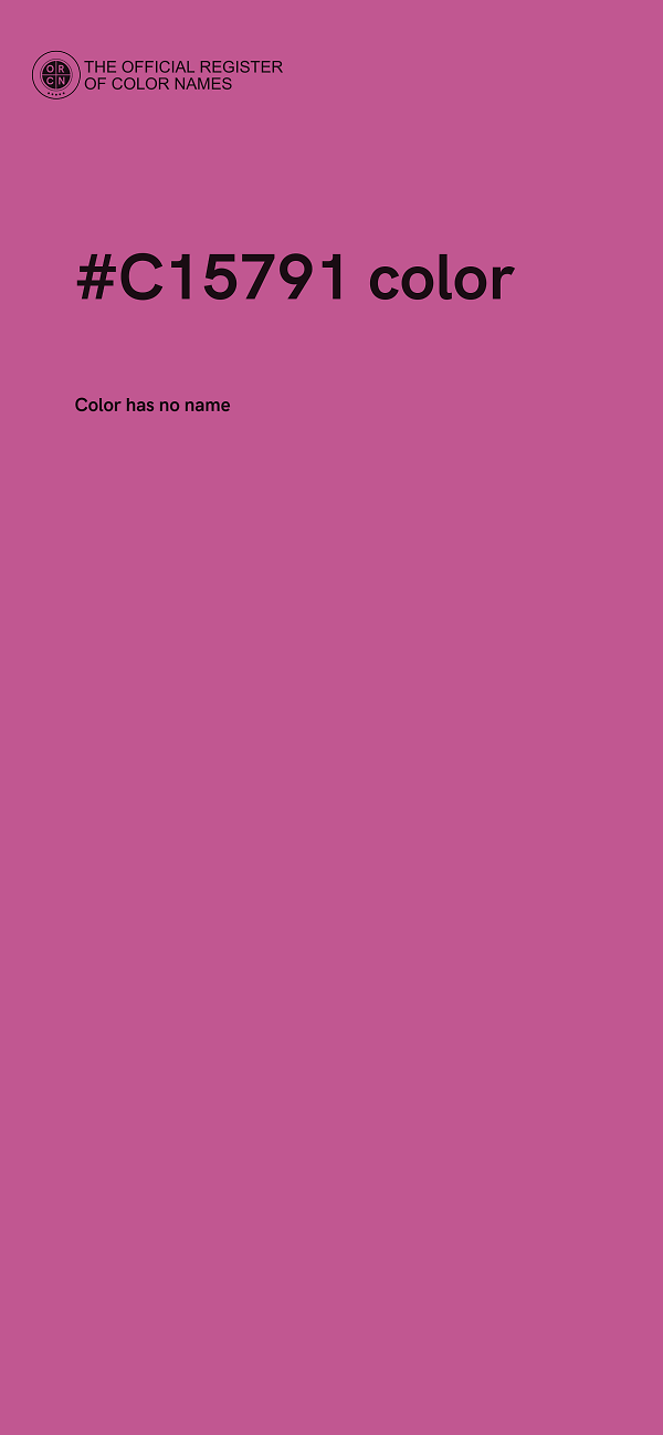#C15791 color image