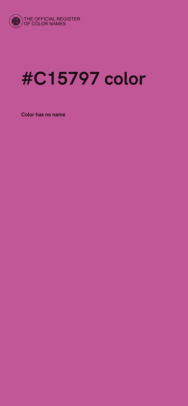 #C15797 color image