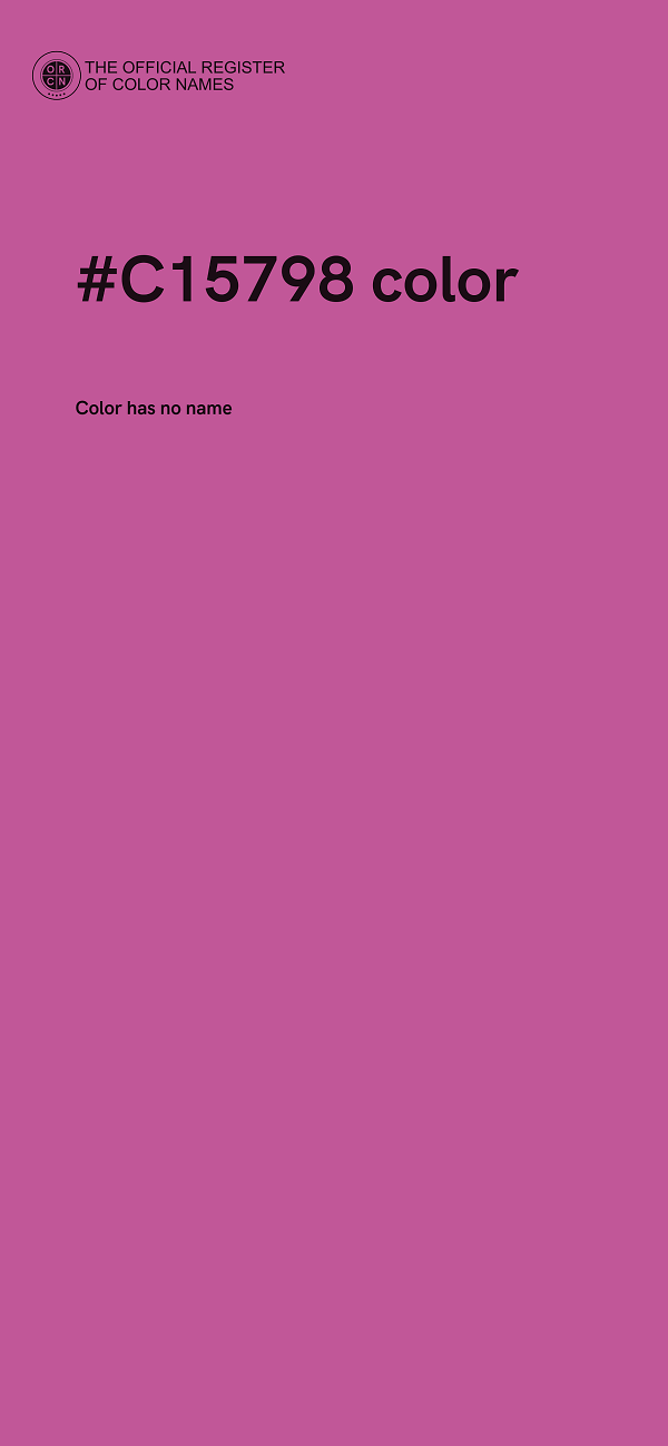 #C15798 color image