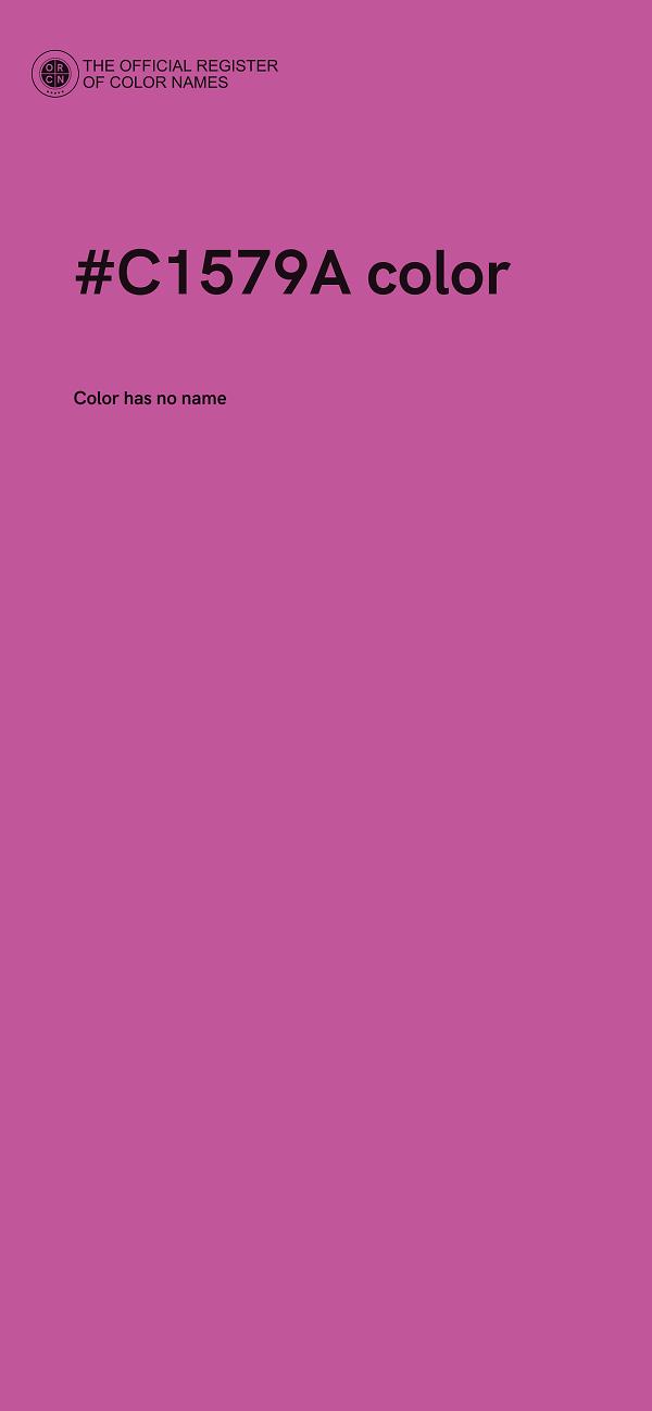 #C1579A color image