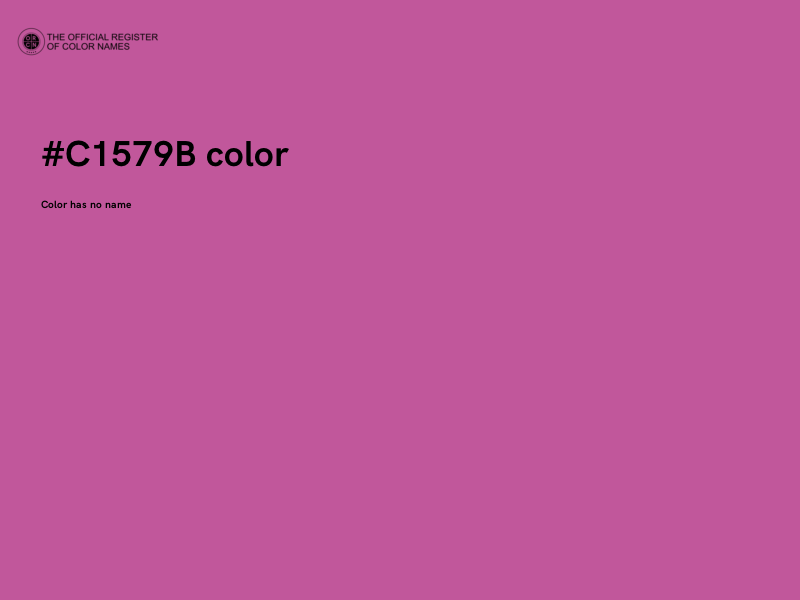 #C1579B color image