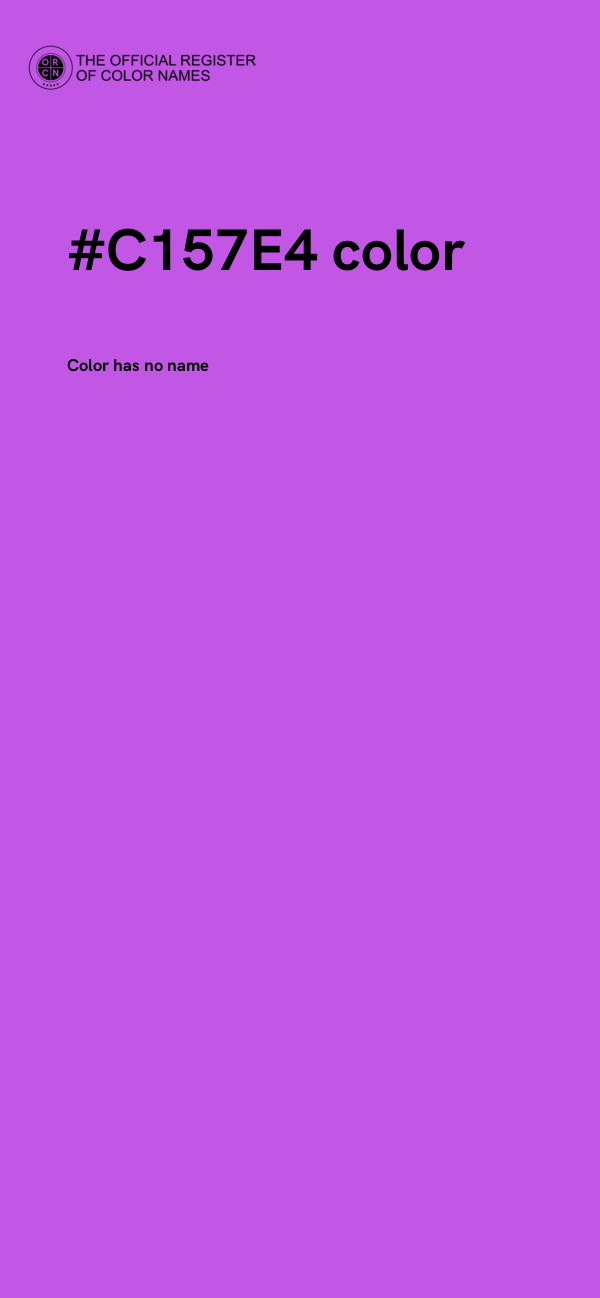 #C157E4 color image