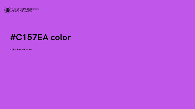 #C157EA color image
