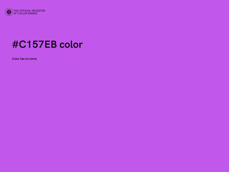 #C157EB color image
